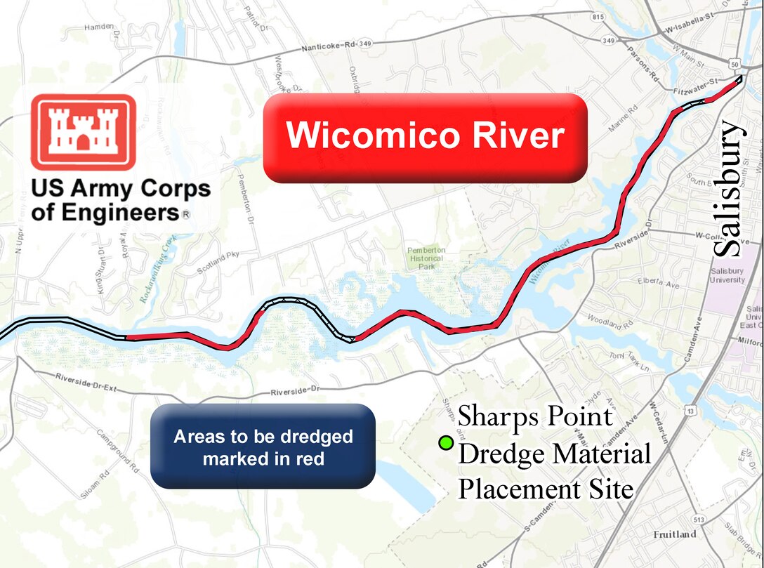 U.S. Army Corps of Engineers crews have begun dredging the upper portion of the Wicomico River to ensure vessels can continue safely carrying fuel, materials and agricultural supplies to and from Eastern Shore communities. The dredge will remove roughly 100,000 cubic yards of material from the channel to ensure continued safe navigation along the federal channel.
