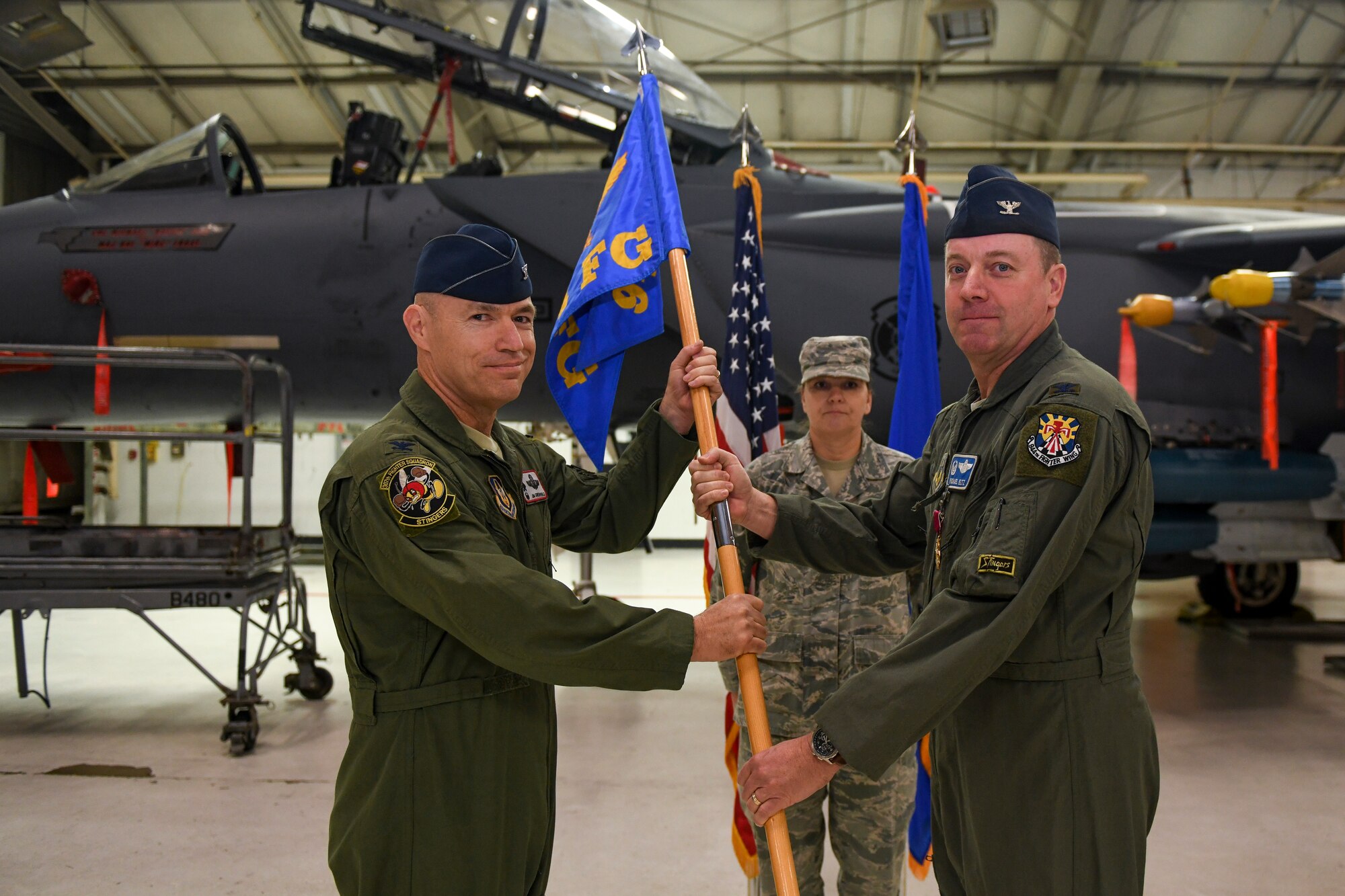 414th FG receives new commander