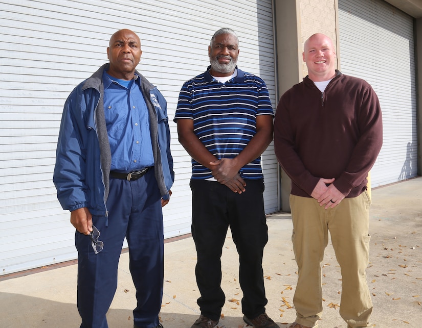 Dorchester students visit Army Reserve maintenance facility