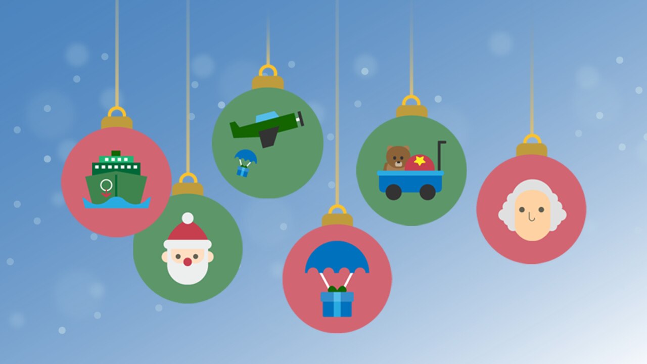 Not even Santa can escape our radar. And tracking Santa is only one of the many ways troops celebrate the holidays.