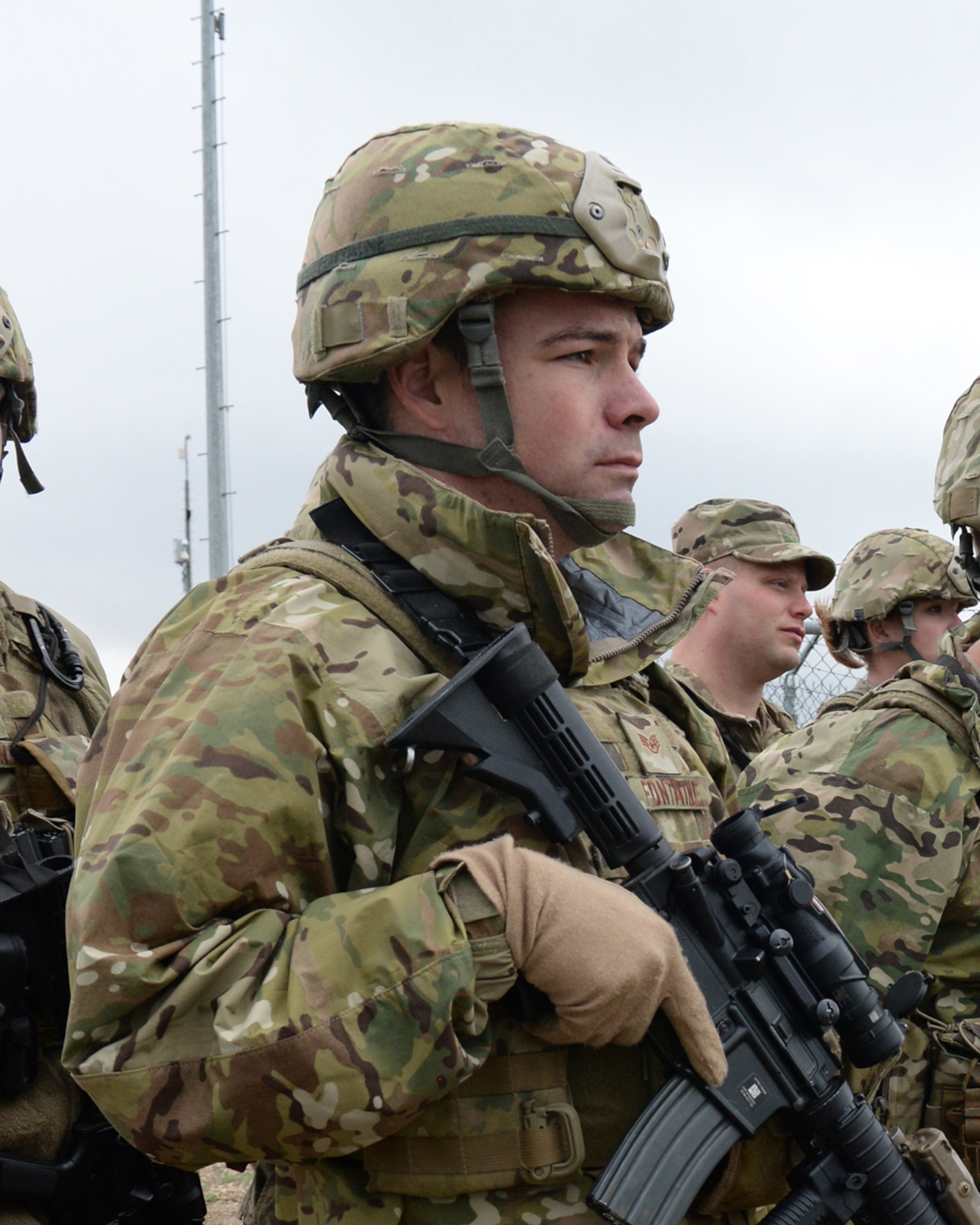 Photo of Tech. Sgt. Ryan Fontaine, of the 219th Security Forces Squadron, cropped from a previous photo.