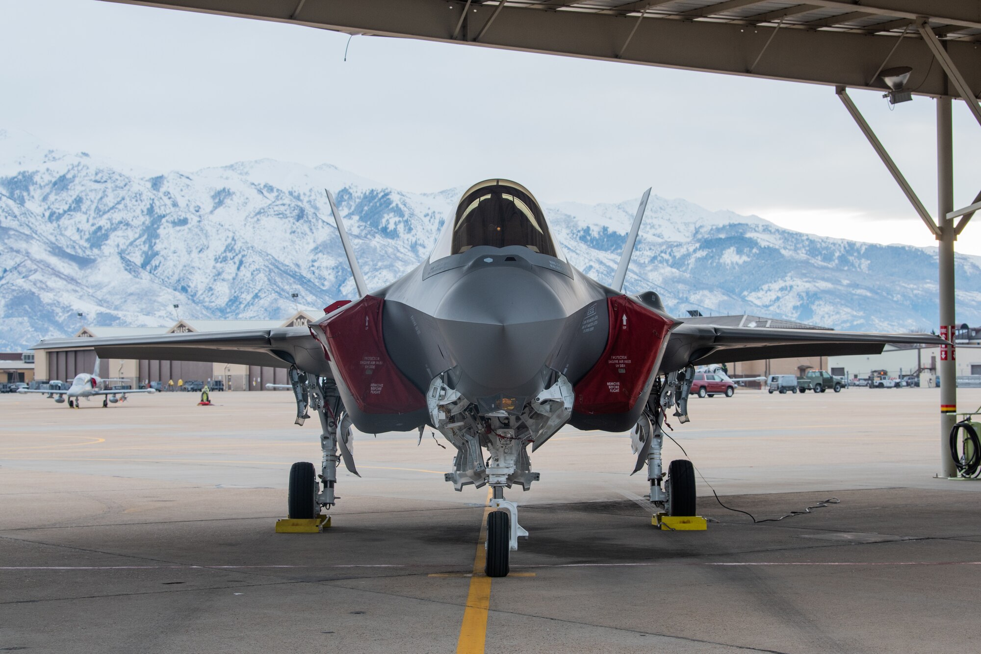 A photo of an F-35A Lightning II