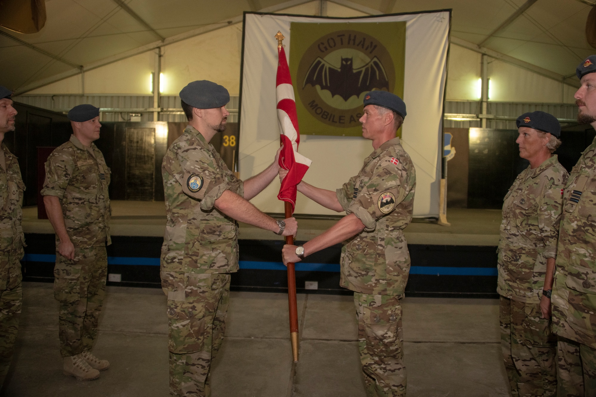 Danish change of command