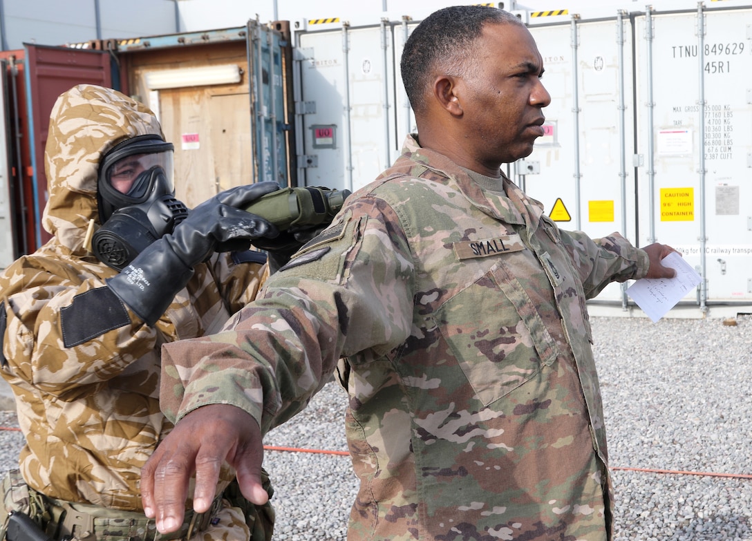 Simulated chemical attack