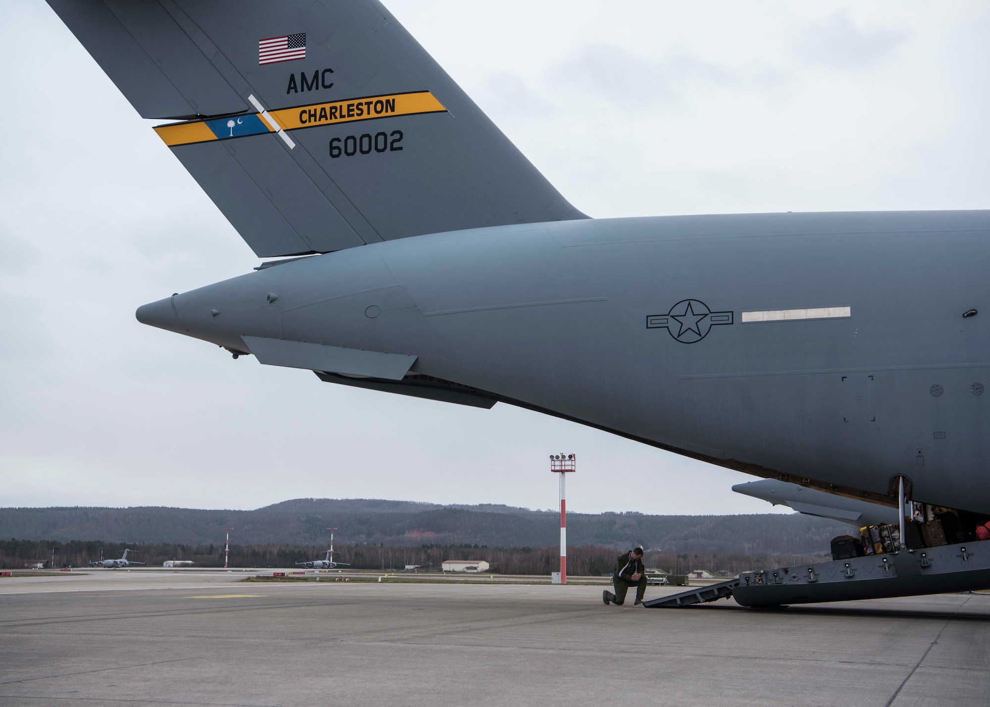 Heavenly flight: Chaplain delivers service during trans-Atlantic trip