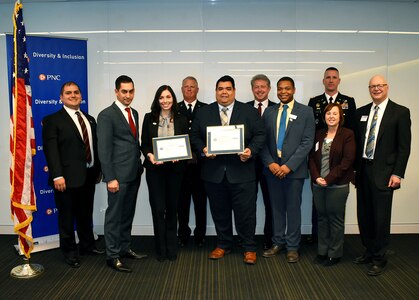 The ESGR Patriot Award was presented to two employees with PNC Financial Services Group during a ceremony Dec. 17.