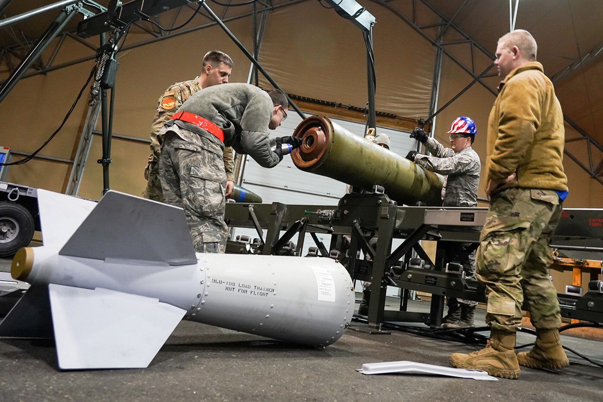 3rd Munitions Squadron Airmen build new bombs, lethality