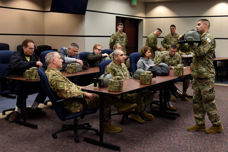 Honorary Commanders visit the U.S. Air Force Expeditionary Center