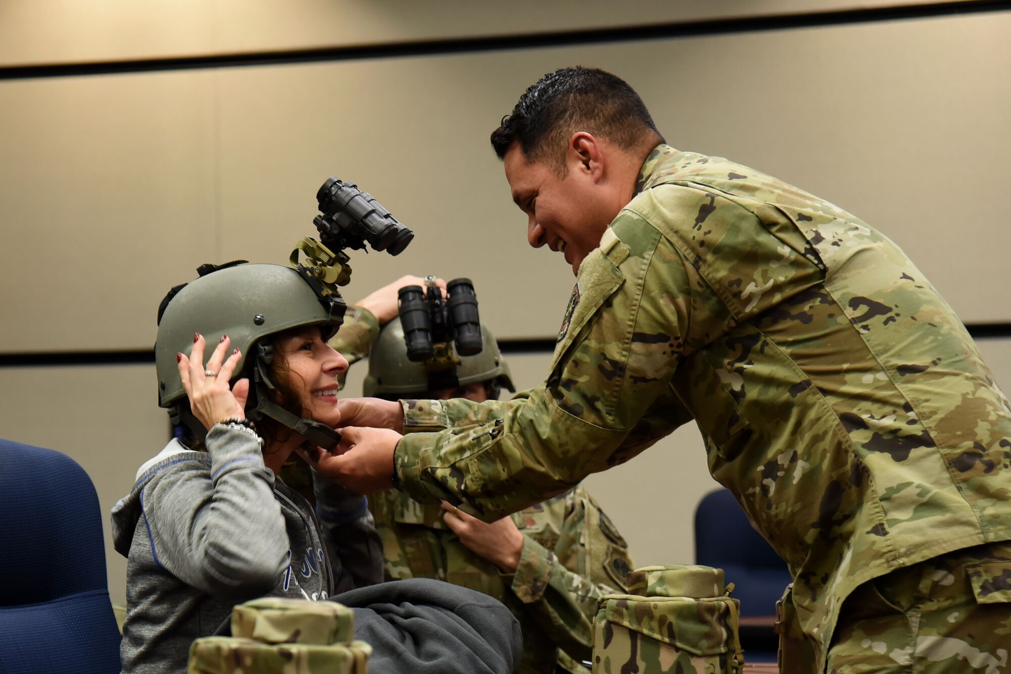 Honorary Commanders visit the U.S. Air Force Expeditionary Center