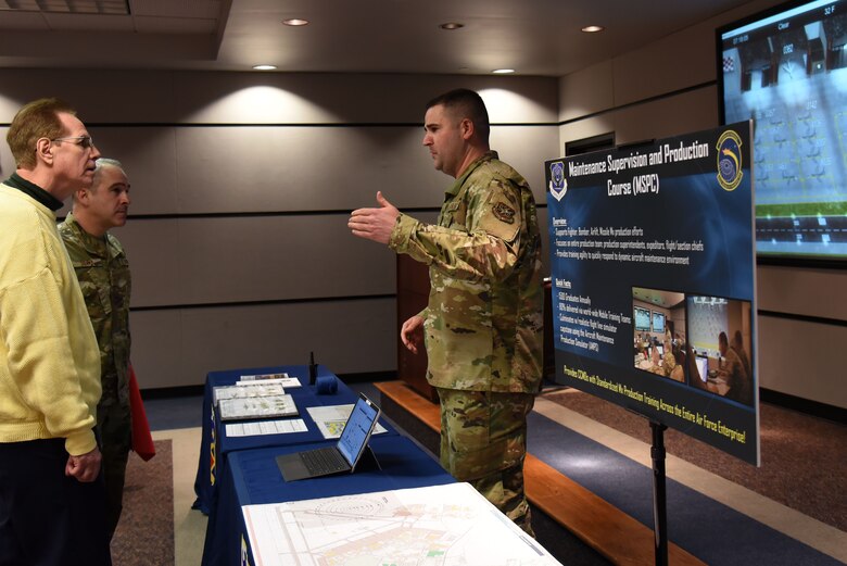 Honorary Commanders visit the U.S. Air Force Expeditionary Center