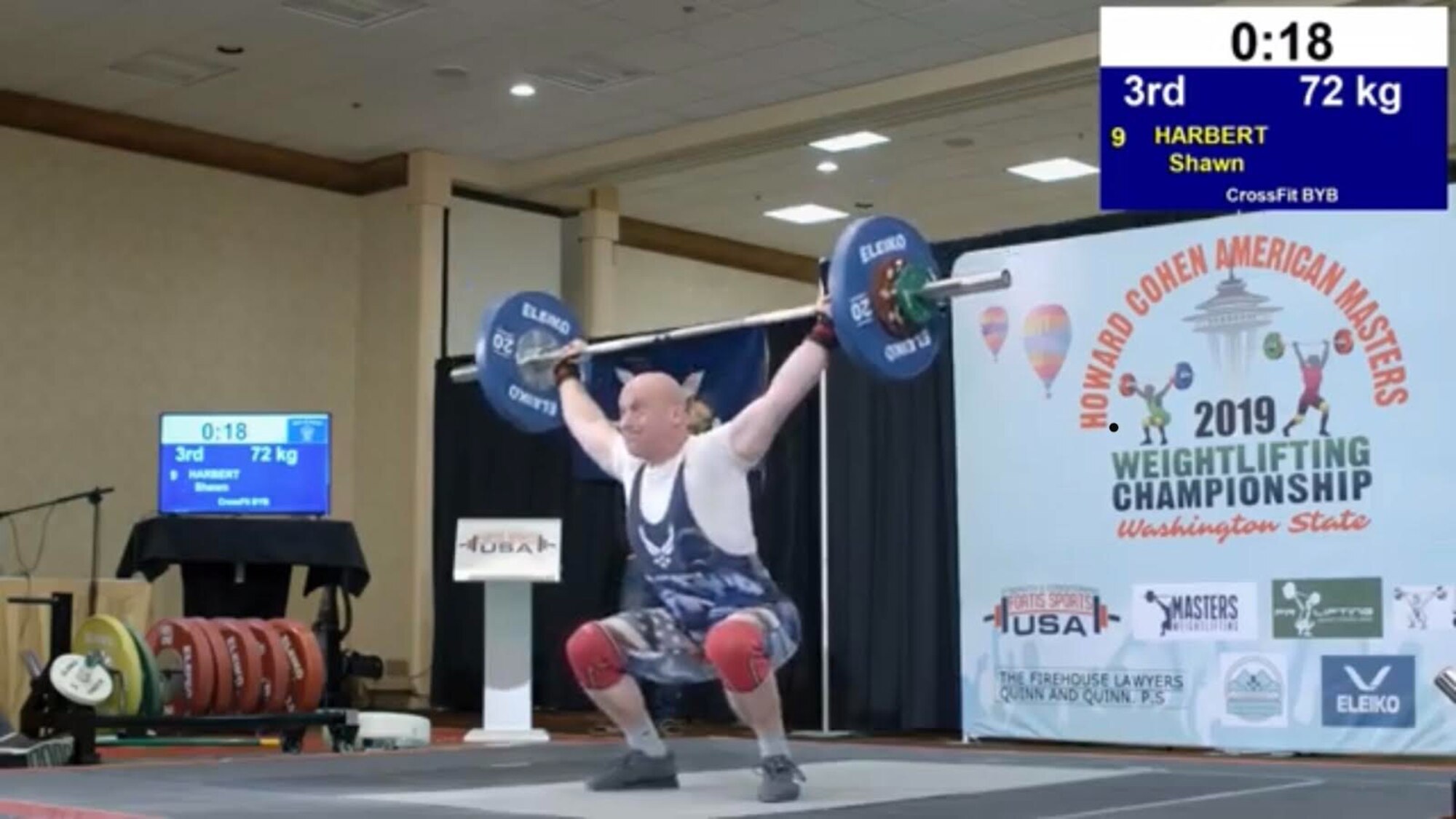 142nd FW Chief represents ORANG as a competitive weightlifter