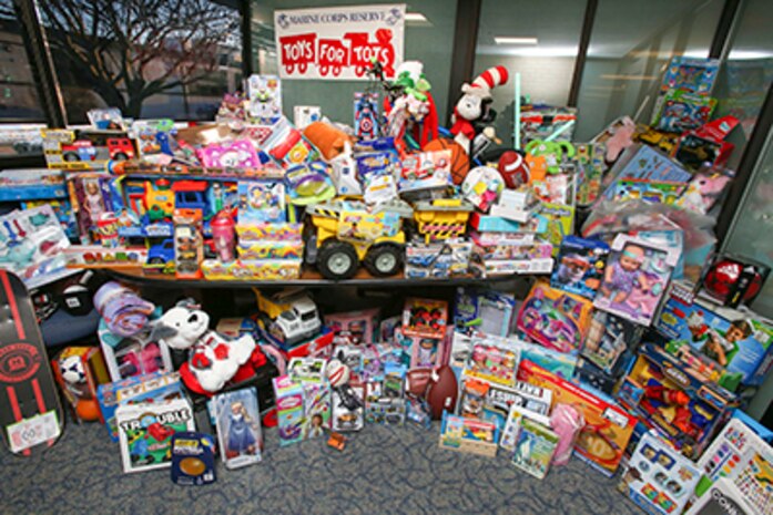 NUWC employees spread holiday cheer through Toys for Tots