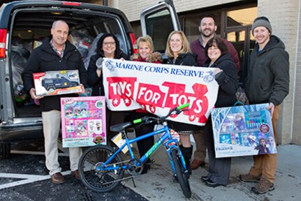 NUWC employees spread holiday cheer through Toys for Tots