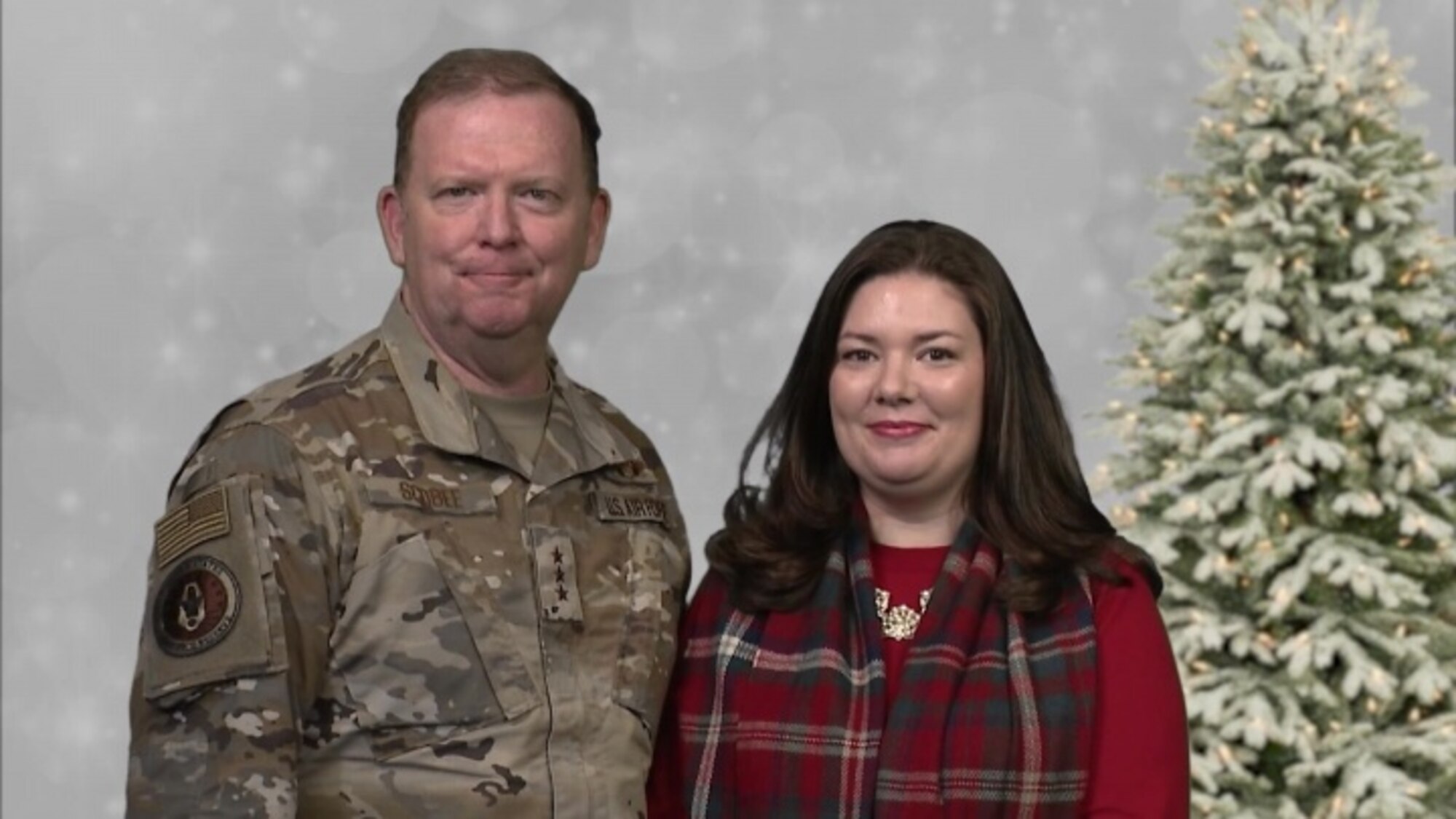 Commander, Air Force Reserve Command, Lt. Gen. Rich Scobee and his wife, Janis, send holiday greetings to the men and women of Air Force Reserve Command and to those reservists deployed around the world this holiday season. Happy Holidays!