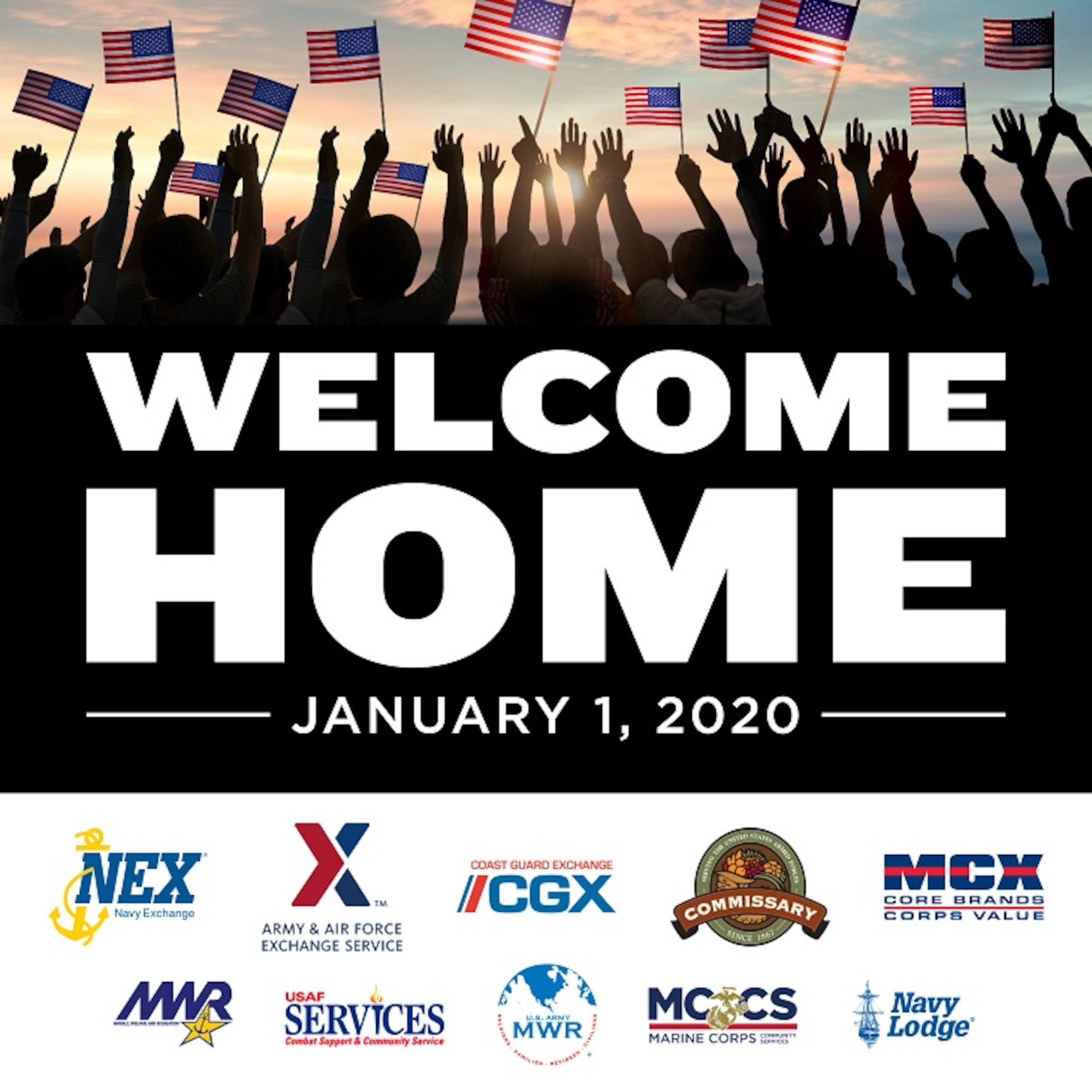 New law provides eligible Veterans and Primary Family Caregivers with access to DoD and Coast Guard commissaries, exchanges, and morale, welfare, and recreation retail services beginning Jan. 1, 2020. (Courtesy graphic)