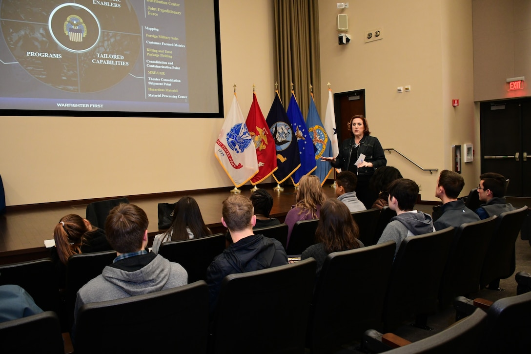 Pennsylvania’s Central York high school students visit DLA Distribution