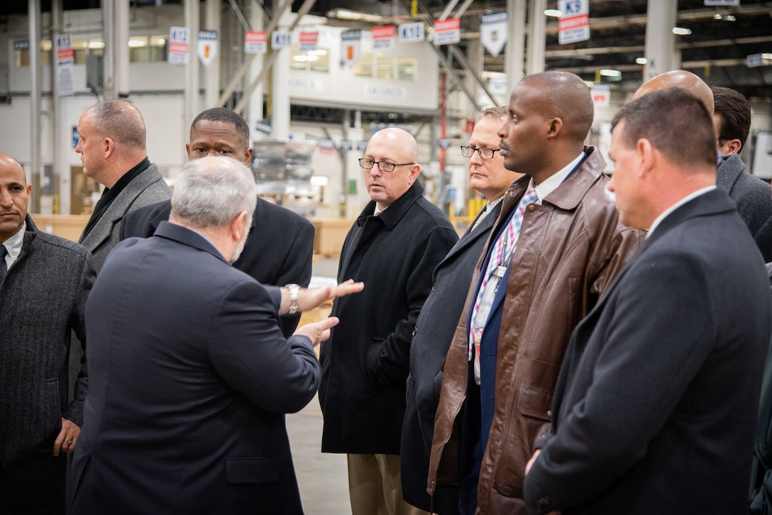 Army War College class tours Eastern Distribution Center, receives firsthand look at the global logistics in action