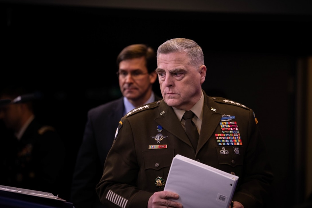 Pentagon’s top leadership brief the press.