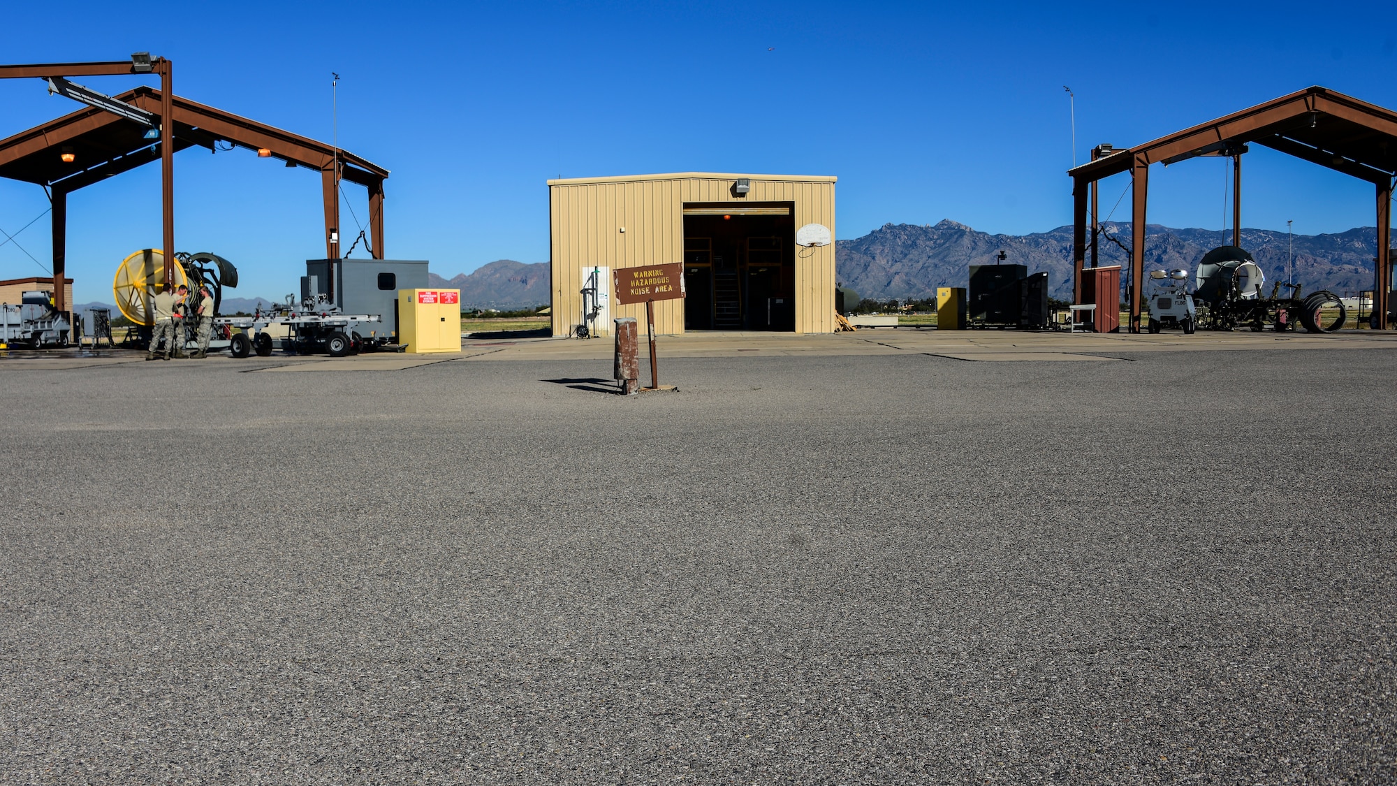 355th CMS Test Cell Shop