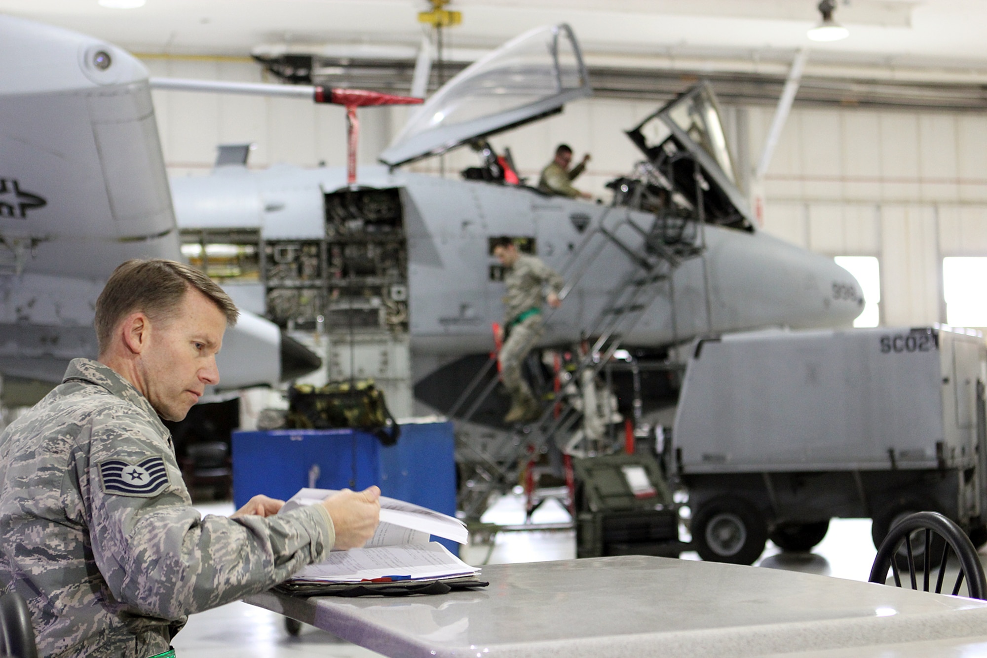 An A-10 Thunderbolt II aircraft