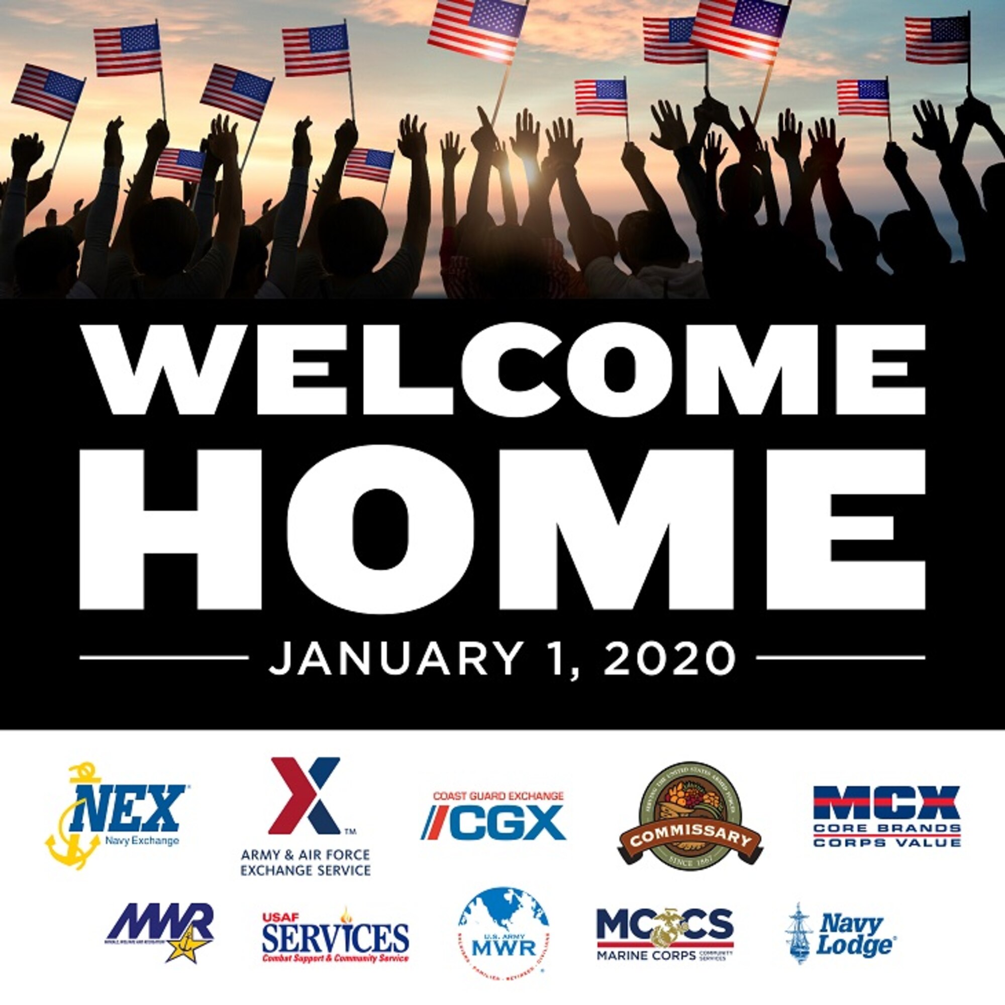 New law provides eligible Veterans and Primary Family Caregivers with access to DoD and Coast Guard commissaries, exchanges, and morale, welfare, and recreation retail services beginning Jan. 1, 2020. (Courtesy graphic)