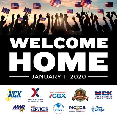 New law provides eligible Veterans and Primary Family Caregivers with access to DoD and Coast Guard commissaries, exchanges, and morale, welfare, and recreation retail services beginning Jan. 1, 2020. (Courtesy graphic)