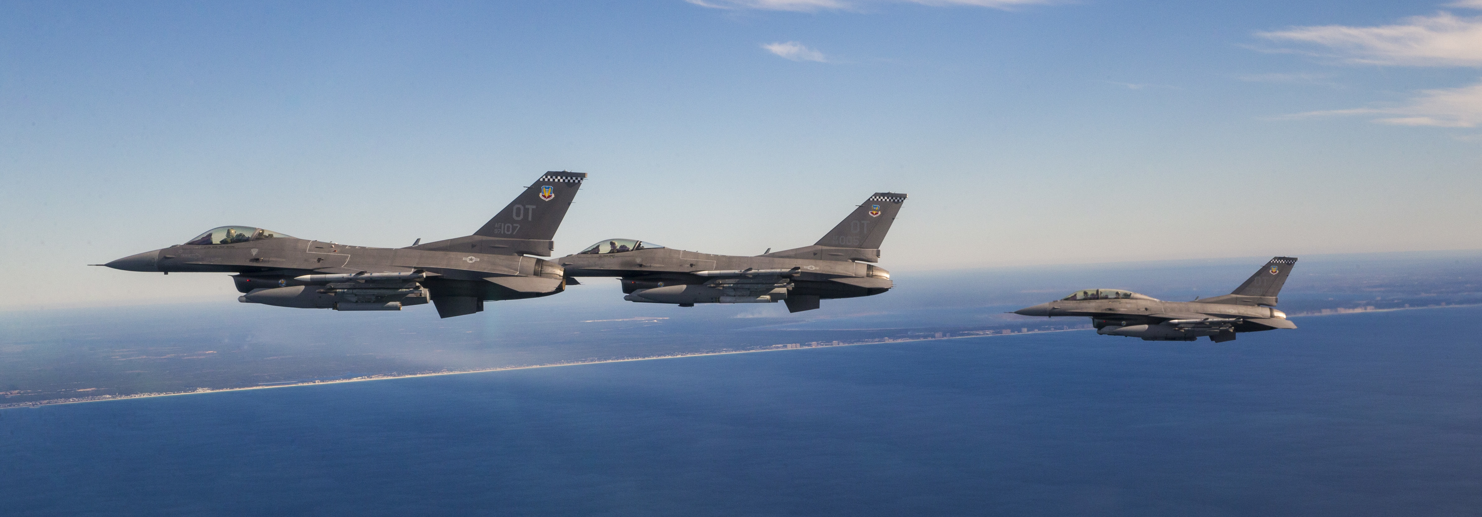 F-16 downs target drone with laser-guided rocket > Eglin Air Force Base ...