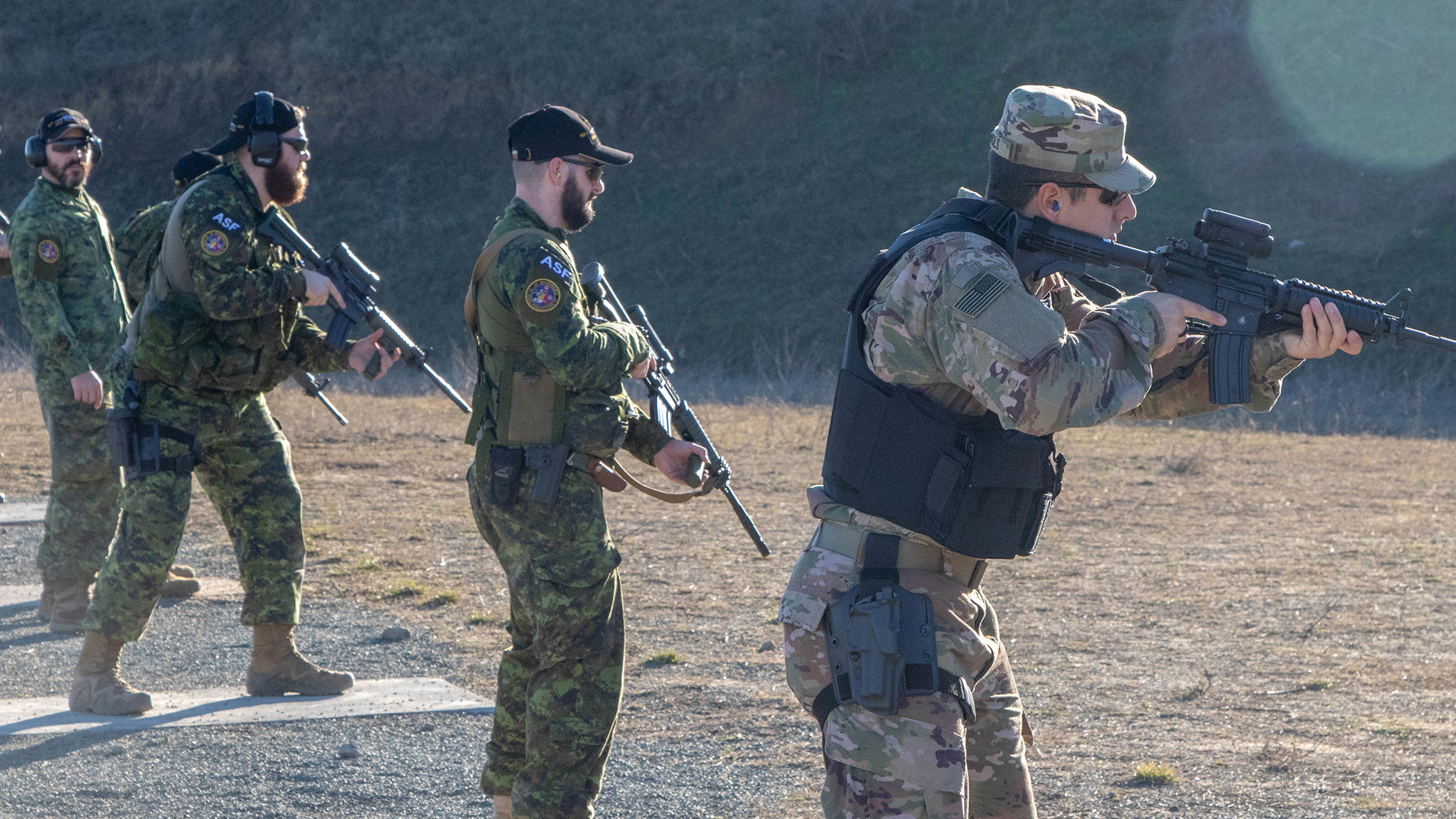 U S Canadian Weapons Training Mihail Kogalniceanu Air Base Romania