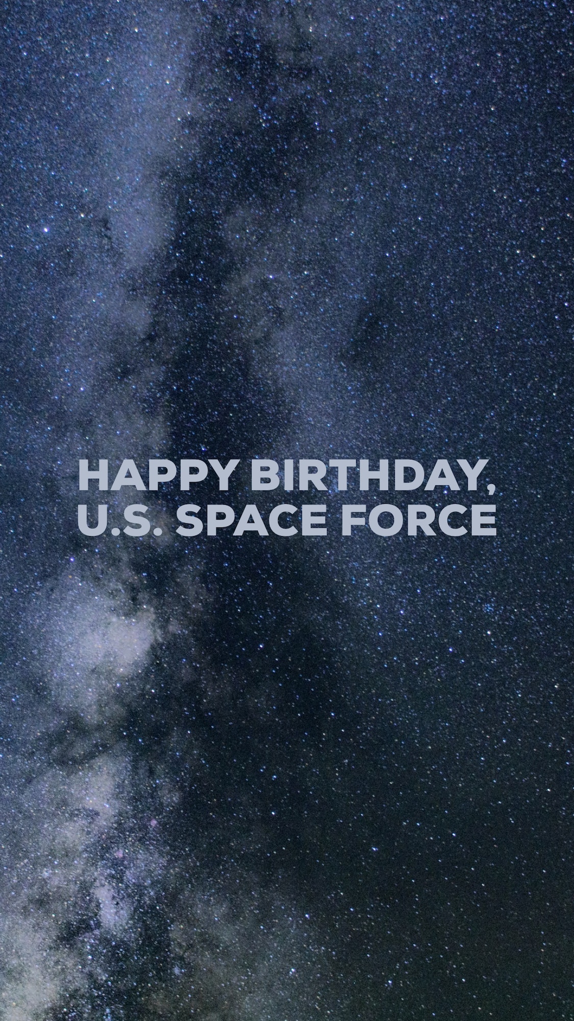 Happy Birthday to the newest branch of the armed forces: the U.S. Space Force! Established on Dec. 20, 2019, the U.S. Space Force will organize, train and equip space forces to defend our nation, allies and American interests. (U.S. Air Force graphic/Tech. Sgt. Andrew Park)