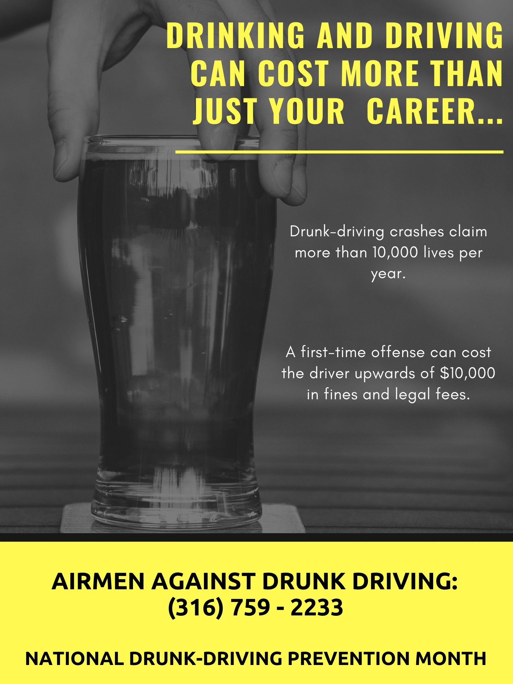 National DrunkDriving Prevention Month > McConnell Air Force Base > News