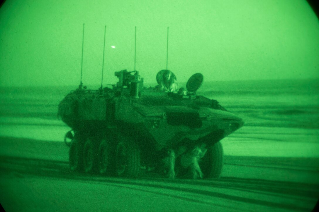 Pendleton Marines put Amphibious Combat Vehicle to the test
