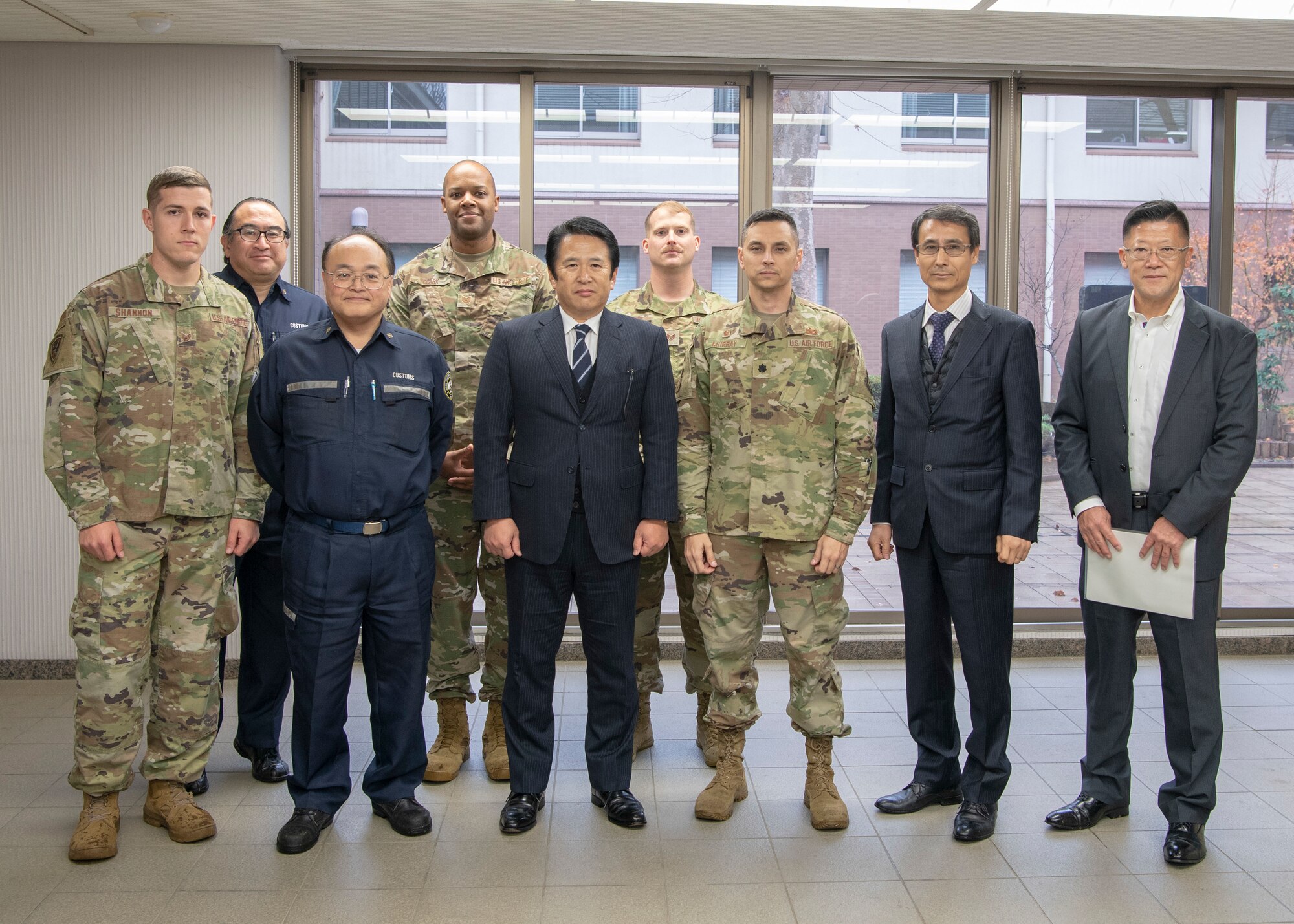 Yokota MWD team train with Tokyo Customs