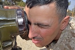 A Jordan Armed Forces-Arab Army soldier looks through the scope of a BGM-71 Tube-launched, Optically tracked, Wireless-guided weapon system during a Subject Matter Expert Exchange with U.S. Army Soldiers of Charlie Company, 1st Combined Arms Battalion, 252 Armor Regiment, 30th Armored Brigade Combat Team, “Old Hickory,” North Carolina Army National Guard, coordinated by Military Engagement Team-Jordan,158th Maneuver Enhancement Brigade, Arizona Army National Guard, outside Amman, Jordan, in December 2019.