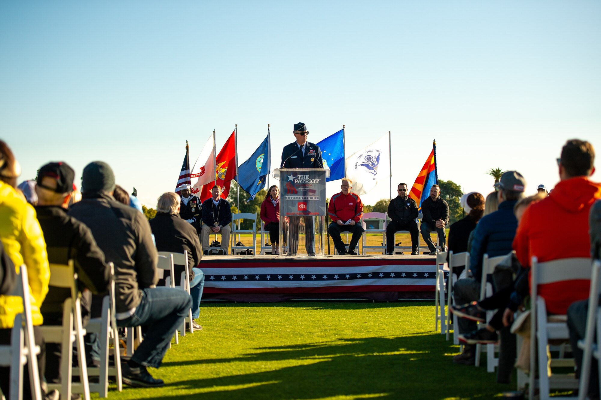 56th FW CC speaks at Patriot All-America