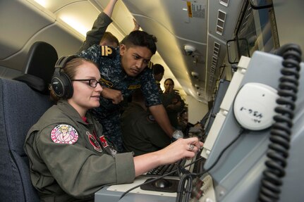 VP-16 conducts flight operations with the Bangladesh Navy.