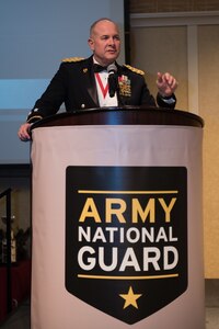 Army Lt. Gen. Timothy Kadavy, the director of the Army National Guard, recognized the Army Guard’s top recruiters in a ceremony and awards banquet Jan. 30, 2019, at the Bolger Center, Potomac, Maryland.