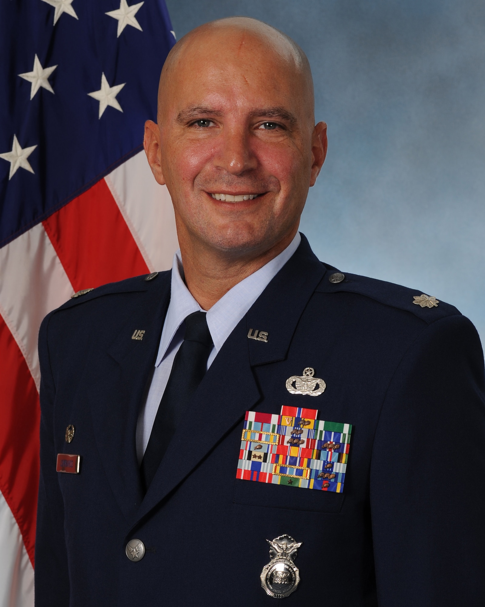 Official photo of Lt. Col. Kevin Lombardo, 341st Missile Security Forces Squadron commander.
