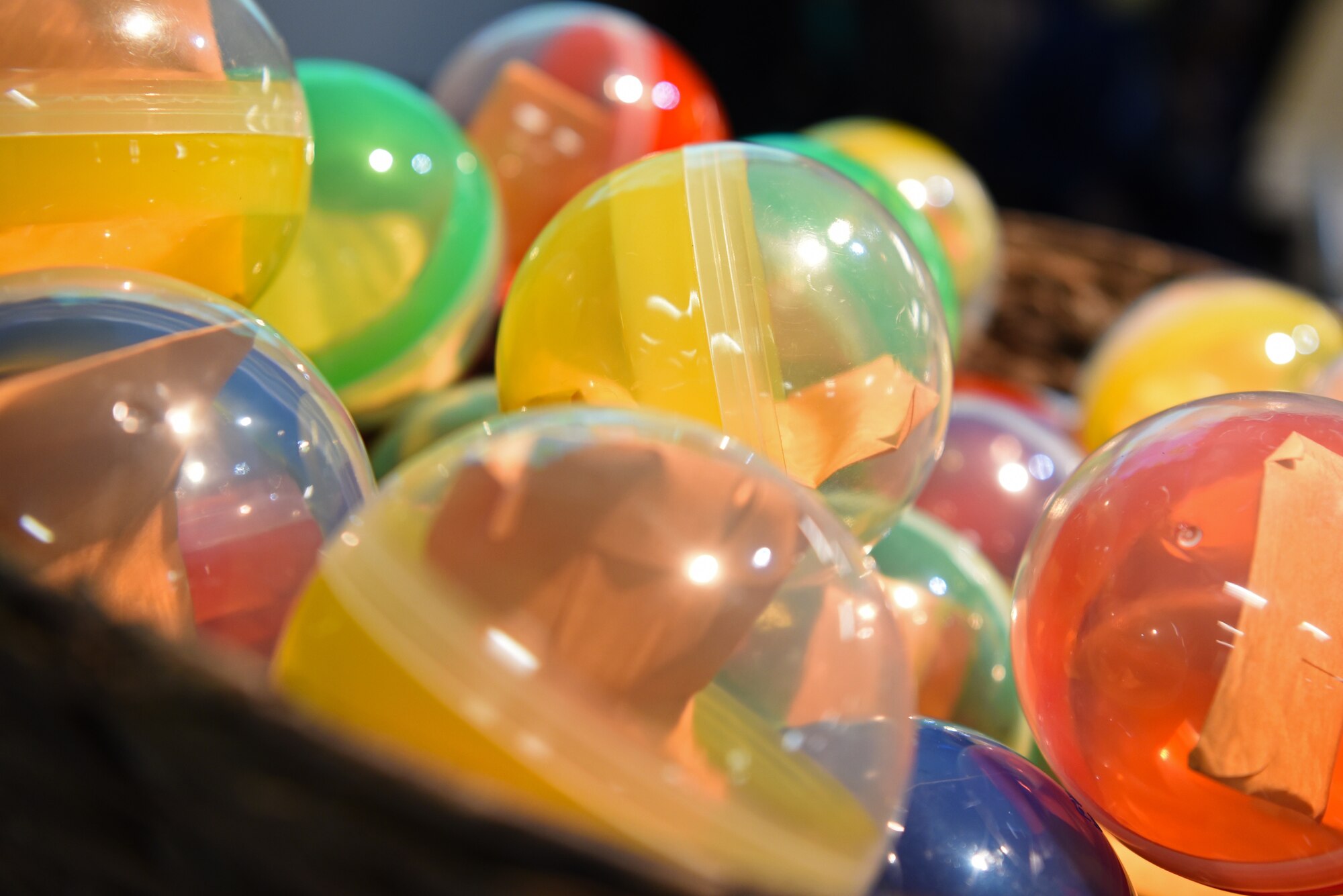 Alternate prizes are prepared to be given out to raffle ticket winners during a Smile Campaign car giveaway wrap-up party at Shaw Air Force Base, S.C., Jan. 31, 2019.