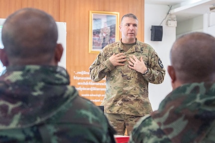 U.S., Thai Soldiers Conduct Combined Staff Exercise