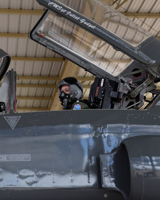 AETC's CMSgt Gudgel visits Sheppard