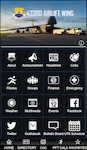 Screenshot of AF Connect app, 433rd Airlift Wing page.