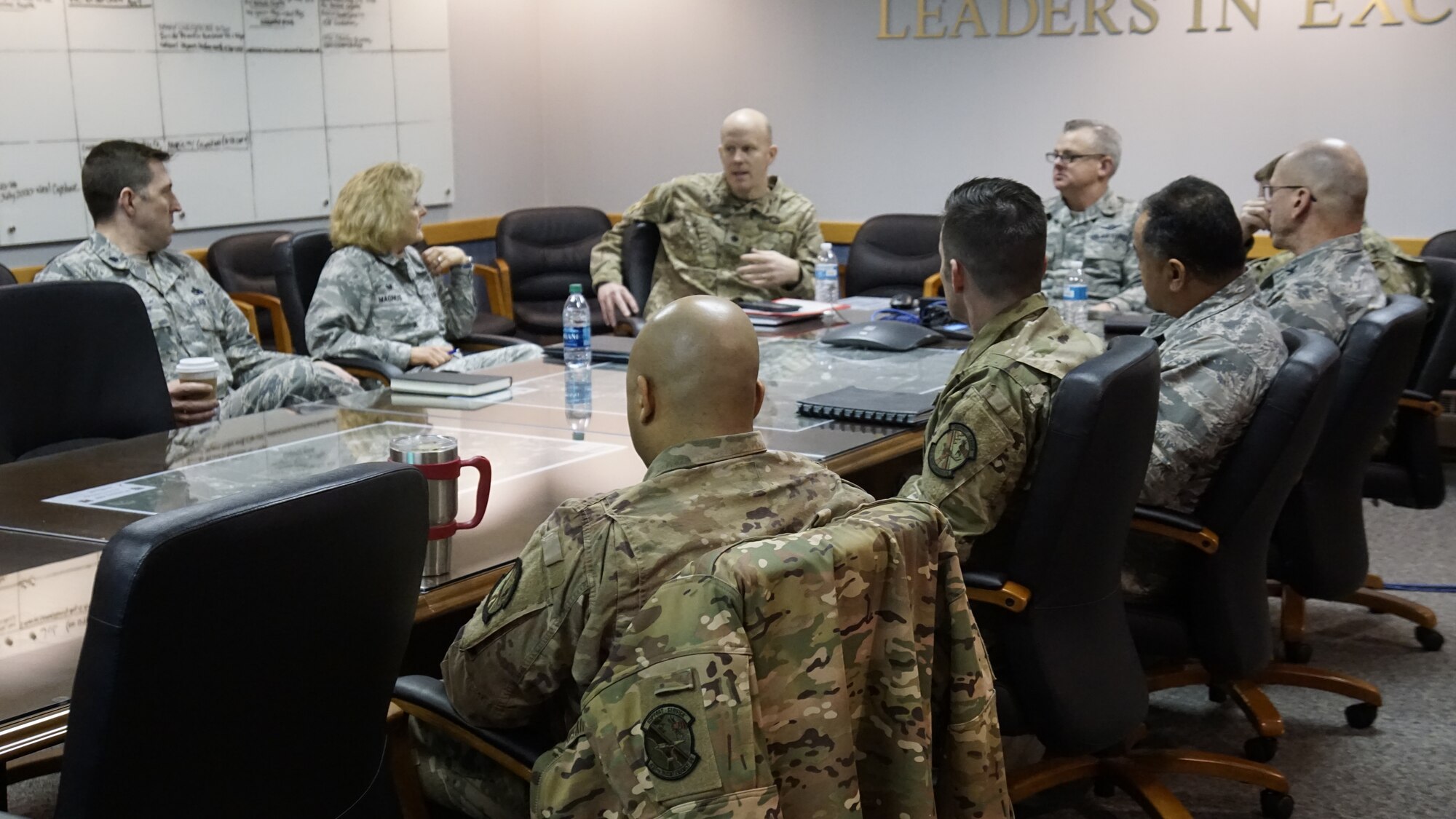 Hanscom DVs visit Westover