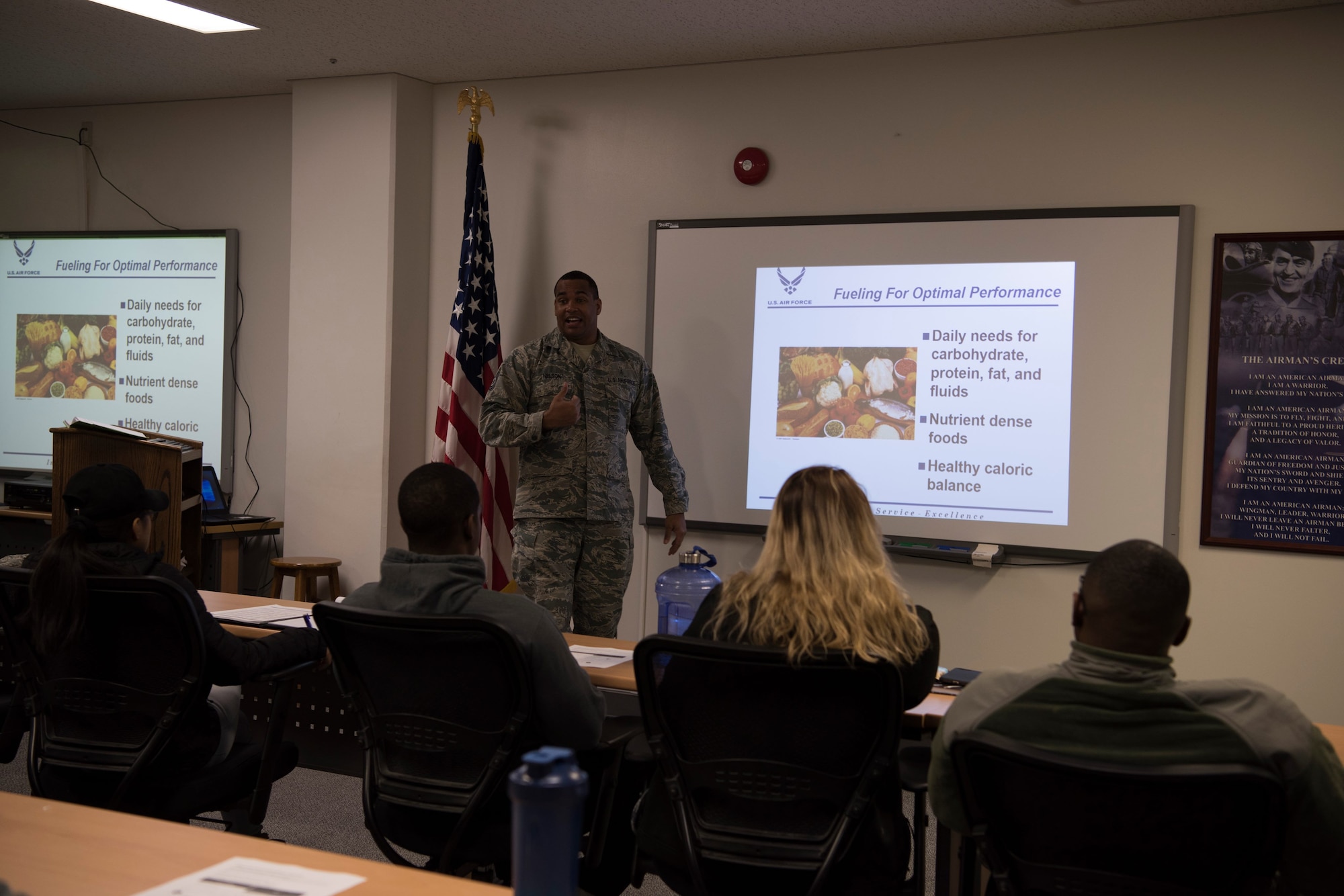 Teaching Airmen about nutrition