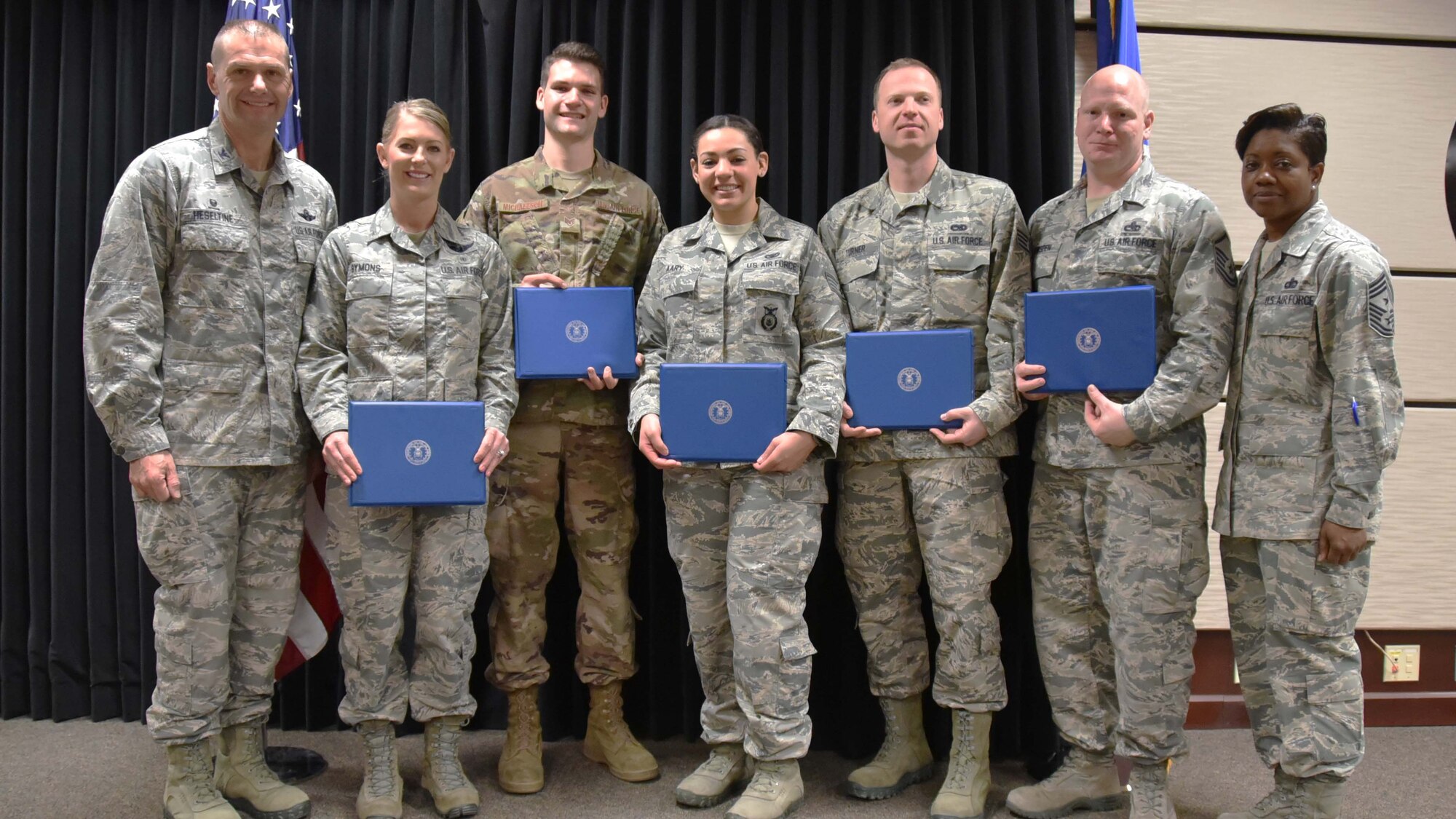 Congratulations to all the 2018 Community College of the Air Force graduates. Reserve Citizen Airmen from the 931st Air Refueling Wing received their diplomas during the organization's eight Community College of the Air Force Graduation Ceremony, Feb. 3, 2019. CCAF is a worldwide multi-campus community college established to meet the educational needs of Air Force enlisted personnel.