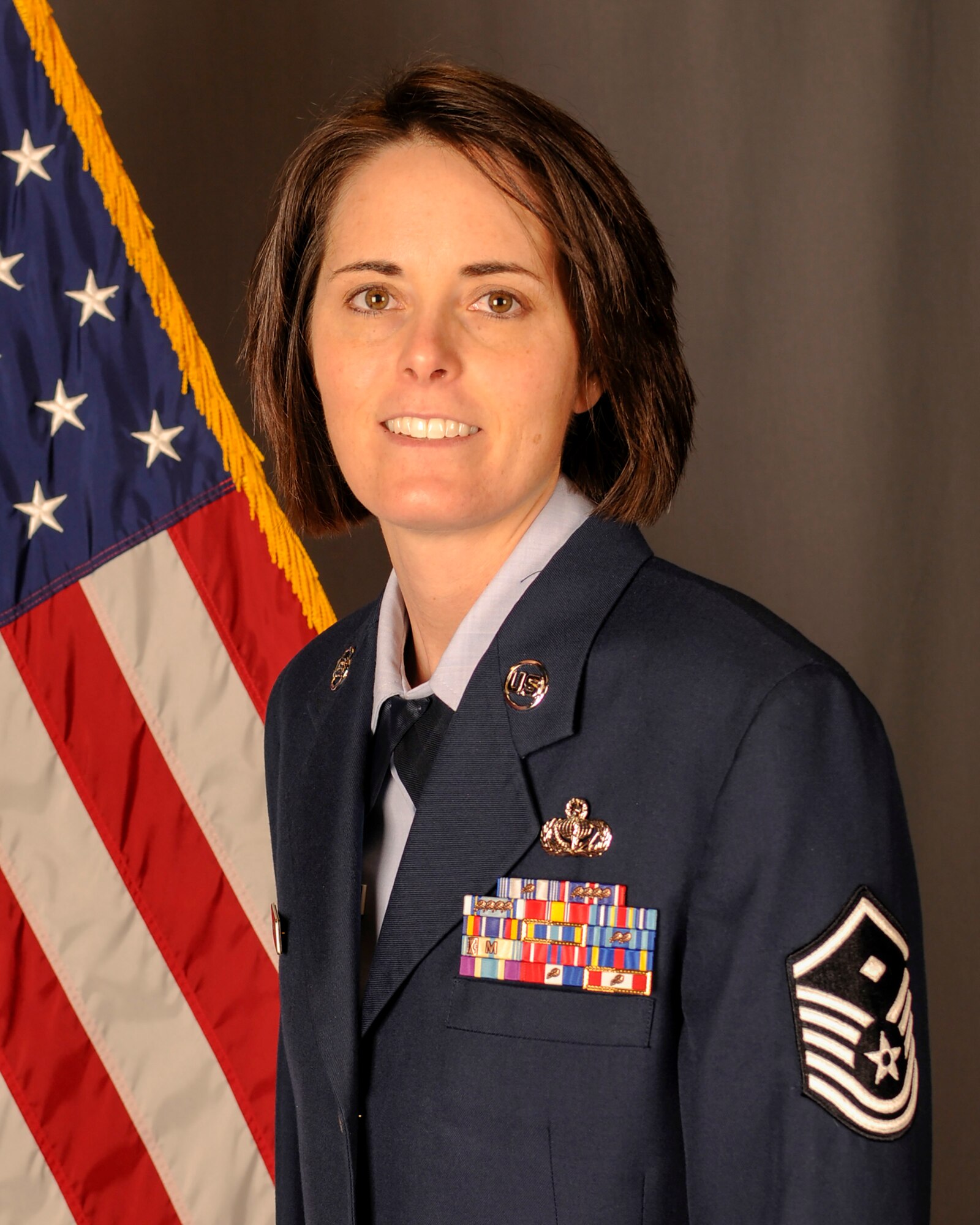 Master Sergeant Carmen Taylor, 114th Security Forces Squadron First Sergeant, received the South Dakota Air National Guard Outstanding First Sergeant of the Year award.