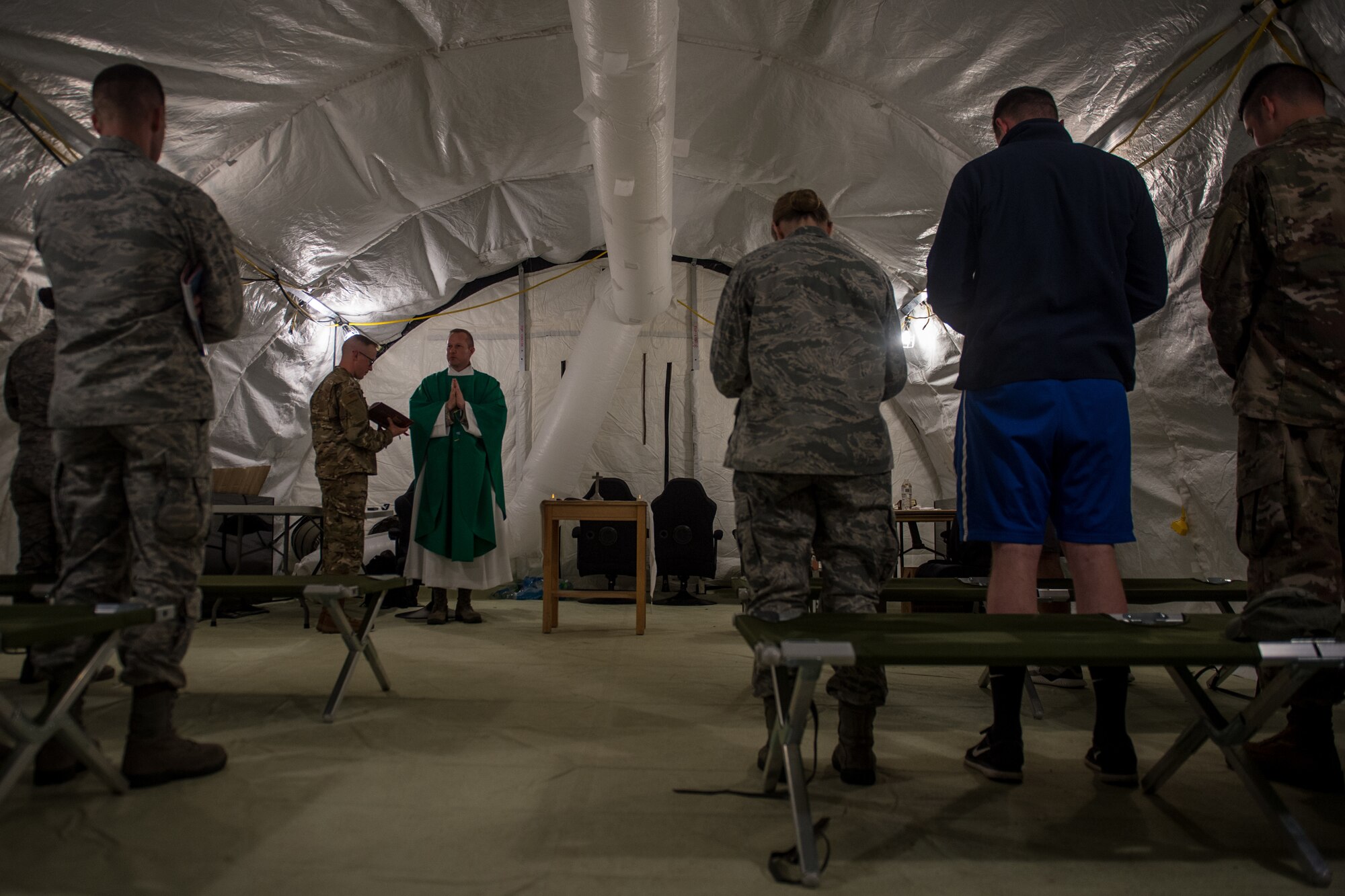 After Hurricane Michael swept the area, multiple major commands mobilized relief assets in an effort to restore operations to the base.