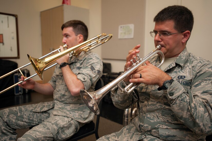 SrA Jim Wright and A1C Alan Matteri