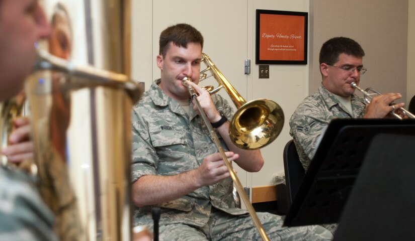 SrA Jim Wright, A1C Alan Matteri and A1C Lee Jarzembak