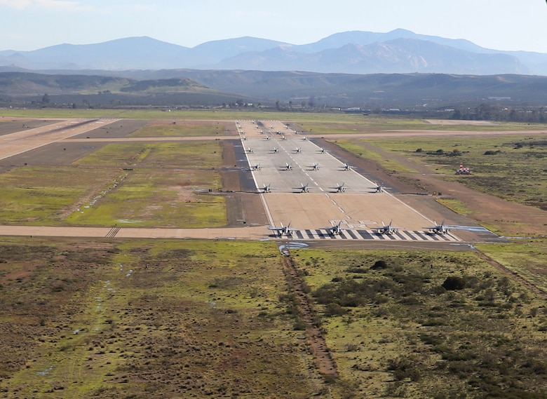 MAG-11 Marines take to the sky in massive aircraft launch