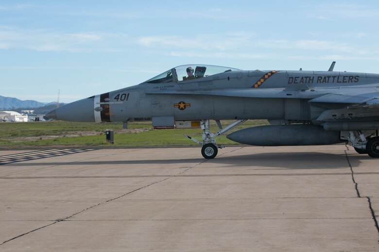 MAG-11 Marines take to the sky in massive aircraft launch